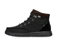 Hey Dude Bradley Boot Leather, Botas de Moda Hombre, Negro, 44 EU