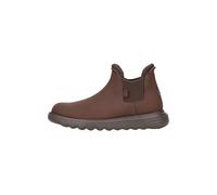 HEYDUDE Branson Boot Craft Leather - Botines para Mujer, Espresso, 36