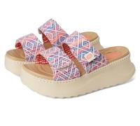 Sandalias para Mujer HEYDUDE Delray Slide Surf Baja 43210 de la Talla 41 en Color Blue_Pink_Multi