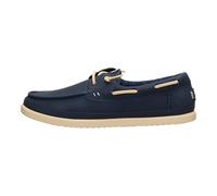 HEYDUDE Zapato náutico clásico Harbor Lo para hombre | Mocasín ligero de fácil colocación con parte superior de cuero sintético para uso diario casual, 46 EU