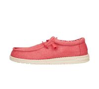 Heydude - Hombre Wally Canvas Wally Slip-On Zapatos, Rojo, 45 EU