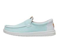 HEYDUDE Men Mikka Braided Harbor Grey/Dawn Blue Casual Moccasin 42 EU