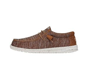 HEYDUDE Men Wally Sport Knit Brown Casual Moccasin 37 EU
