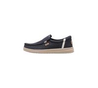 HEYDUDE Zapatos mocasín para hombre Mikka Jute Negro/Crema irlandesa Talla 44