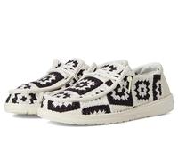 HEYDUDE Mocasines de Ganchillo Wendy Cottage para Mujer, Negro/Multi, 39 EU