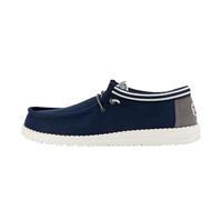 Hey Dude hombre mocasines Wally Letterman marino gris Marino/Gris 43