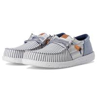 HEYDUDE Mocasines Wally Tri Nu Prep para Hombre, Azul Sargazo/Blanco, 45 EU