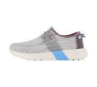 HEYDUDE Sirocco Sport Stripe - Zapatos para Mujer - Zapatillas con Sistema de Cordones Fácil, Grey, 40