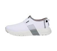 HEYDUDE Sirocco Sport Stripe - Zapatos para Mujer - Zapatillas con Sistema de Cordones Fácil, White, 38