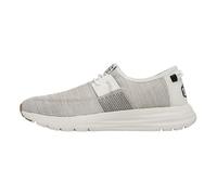 HEYDUDE Sirocco - Zapatos para Hombre - Zapatillas con Sistema de Cordones Fácil, White, 40