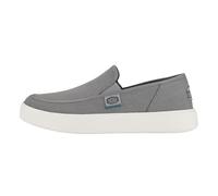 HEYDUDE Sunapee Canvas - Zapatos Estilo Mocasín para Hombre, Atmosphere/White, 44