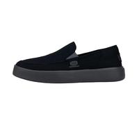 HEYDUDE Sunapee Canvas - Zapatos Estilo Mocasín para Hombre, Black/Charcoal, 45