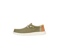 HEYDUDE Wally Break Hey Day - Zapatos Estilo Mocasín para Hombre, Green, 46