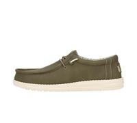 HEYDUDE Wally Classic - Zapatos Estilo Mocasín para Hombre, Olive, 44