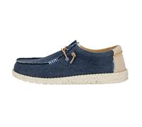 HEYDUDE Mocasines Wally Coastline Jute – Hombre, Azul marino, 42