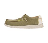 HEYDUDE Wally Coastline Jute - Zapatos Estilo Mocasín para Hombre, Olive, 45