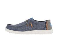 HEYDUDE Wally Coastline - Zapatos Estilo Mocasín para Hombre, Navy, 44