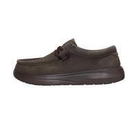 HEYDUDE Wally Comf - Zapatos de Gamuza para Hombre, Marrón Principal/marrón Topo, 41 EU