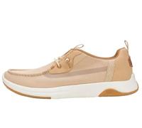 HEYDUDE Wally Drift Classic - Mocasines para hombre, cómodos y ligeros, Crema irlandesa/blanco, 31.0 cm