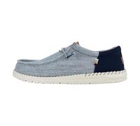 HEYDUDE Wally Funk Nylon Craft - Zapatos Estilo Mocasín para Hombre, Navy, 43