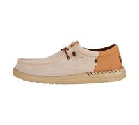 HEYDUDE Wally Funk Nylon Craft - Zapatos Estilo Mocasín para Hombre, Tobacco Brown, 42
