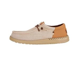 HEYDUDE Wally Funk Nylon Craft - Zapatos Estilo Mocasín para Hombre, Tobacco Brown, 43