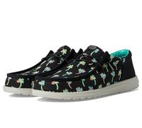 Hey Dude Mocasines Wally Funk Party Palm para hombre, Negro/Multi, 44.5 EU