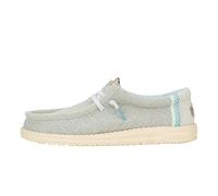 HEYDUDE Wally Jute - Zapatos Estilo Mocasín para Hombre, Cloud Blue/Dawn Blue, 42