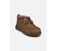 HEYDUDE Wally Mid GripR Workwear - Botas para Hombre, Dark Brown, 45