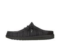 HEYDUDE Wally Slip Stretch Canvas | Zapatos para Hombre | Mocasines para Hombre | Cómodo y Ligero, Negro, 45 EU