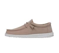 HEYDUDE Wally Slub Canvas, Moc Toe Shoes Hombre, marrón, 41 EU