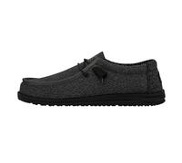 HEYDUDE Wally Sox - Zapatos Estilo Mocasín para Hombre, Micro Total Black, 38
