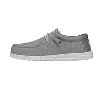 HEYDUDE Wally Sport Knit - Zapatos Estilo Mocasín para Hombre, Grey, 41