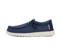 HEYDUDE Malla Deportiva Wally, Mocasin Hombre, Azul Marino, 40 EU