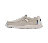 HEYDUDE Wally Sport, Mocasin Hombre, Blanco, 41 EU