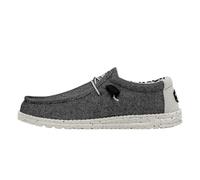 HEYDUDE Wally Stretch Canvas, Moc Toe Shoes Hombre, Opal Black, 38 EU