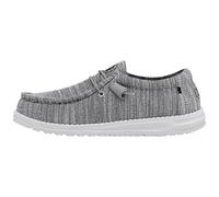 HEYDUDE Wally Stretch Mix Wally - Zapatos Estilo Mocasín para Hombre, Granite, 44
