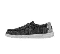 HEYDUDE Wally Stretch Mix Wally - Zapatos Estilo Mocasín para Hombre, Meteorite, 43