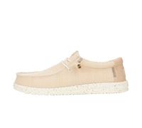 HEYDUDE Wally Stretch Sox - Zapatos Estilo Mocasín para Hombre, Irish Cream/Egret, 42