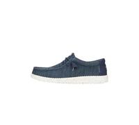 HEYDUDE Wally Stretch Sox - Zapatos Estilo Mocasín para Hombre, Navy, 44