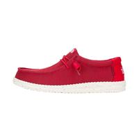 HEYDUDE Wally Stretch Sox - Zapatos Estilo Mocasín para Hombre, Red, 42