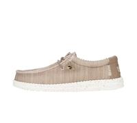 HEYDUDE Wally Stretch Sox - Zapatos Estilo Mocasín para Hombre, Tan, 44