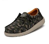 HEYDUDE Wally Youth Camodino, Moc Toe Shoes, Musk, 32 EU
