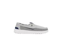 HEYDUDE - Welsh Grip Classic Mesh, Zapatillas sin Cordones para Hombre, Storm Gray/Navy Blazer, 45