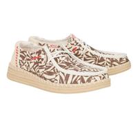 HEYDUDE Wendy Alpargatas Retro Palm, zapatos mocasines Fashion Moda Casual, Marrón Egret, 40 EU