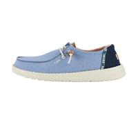 Hey Dude Wendy Chambray Mujer Casual Diseño Moderno Zapatos sin Cordones Azul