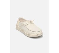 HEYDUDE - Wendy Espadrille Woven, Zapatos sin cordones para mujer, White, 40