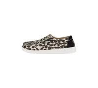 HEYDUDE - Wendy Leopard Sparkle, Zapatillas Sin Cordones para Mujer, Tan, 36