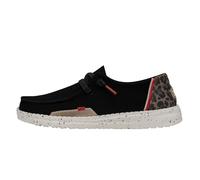 HEYDUDE Wendy Rise - Zapatos Estilo Mocasín para Mujer, Black, 39