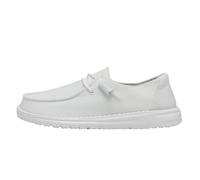 HEYDUDE Wendy Slub Canvas, Moc Toe Shoes Mujer, Blanco, 37 EU